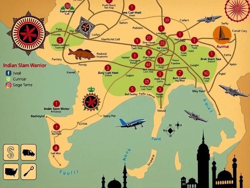 Indian Slam Warrior - Battle in Dharavi Slums Indian Slam Warrior Mumbai Map